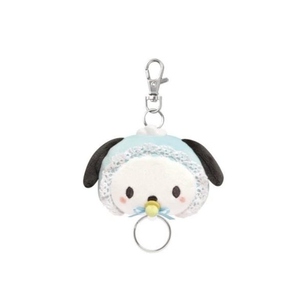 SANRIO Baby Pacifier Series Plush Telescopic Keychain – Multiple Styles Available