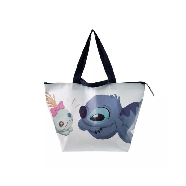 Disney Stitch Day Series Shopping Bag, Stitch & Little Gold