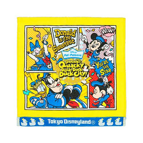 Disney official website 2025 Donald Duck King Series Towel Square [King of Superstars]]