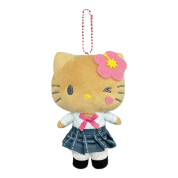 SANRIO Heisei Gyaru Uniform Black Leather Series 2 Plush Keychain – Multiple Styles Available