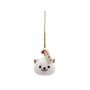 SK-JAPAN Loyal Dog Mochi Shiba Inu Silk Pendant with Plum Blossom