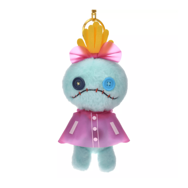 Disney official website Raincoat Series Doll Pendant Key Chain [Xiaojin]/[White & Songsong]]
