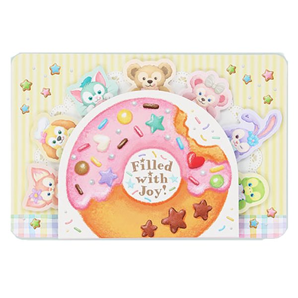 Disney official website Duffy Family Donut Series Post-it Notes suit [Duffy and Friends]]