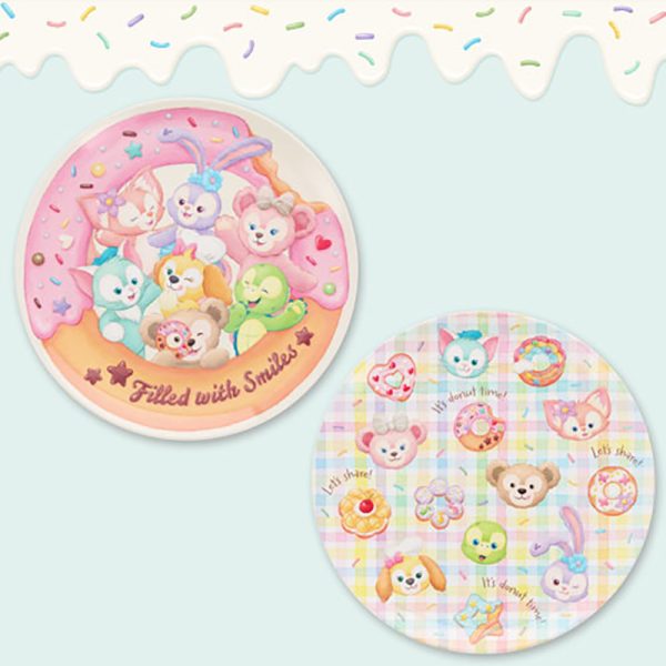 Disney Duffy Family Donut Series – Two-Piece Set on a Delicate Plate