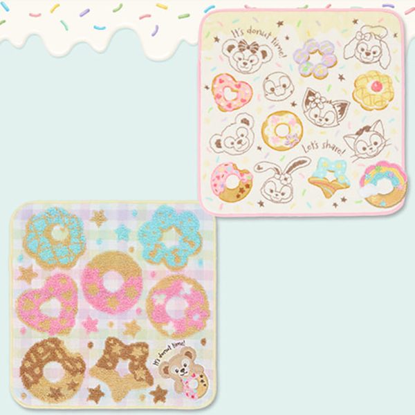 Disney official website Duffy Family Donut Series Mini Towel Two Pack [Duffy and Small Partners]]
