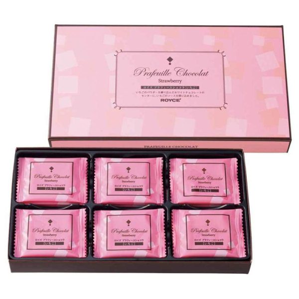 ROYCE Sandwich Chocolate Flakes Gift Box Strawberry/Matcha/Milk Candy/Orange Flavor 30-piece Pack Taste Period 90 Days Available