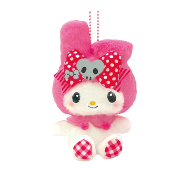 SANRIO Skull Lolita Dress Series Plush Sitting Pose Pendant, Two Options Available