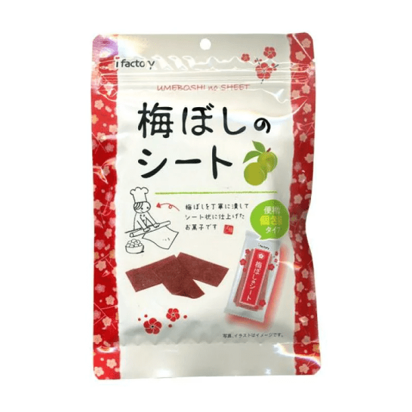 IFACTORY Umeboshi Plum Sheet Candy 35 g