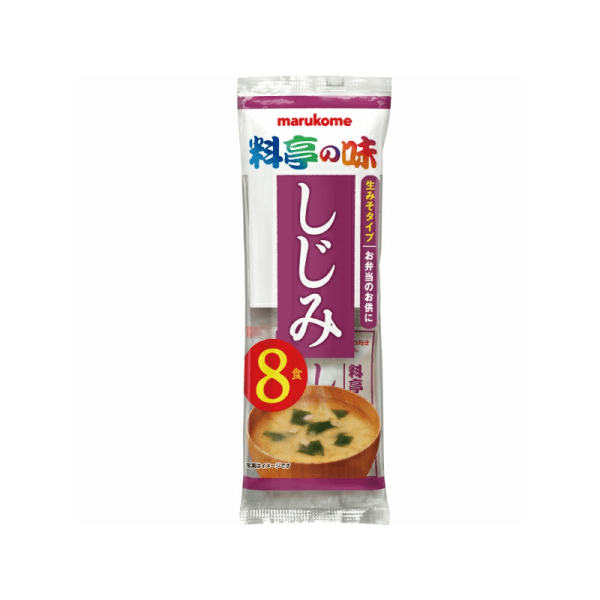 Juice Kei Salt Reduced Miso Soup Clam Flavor 8 bags