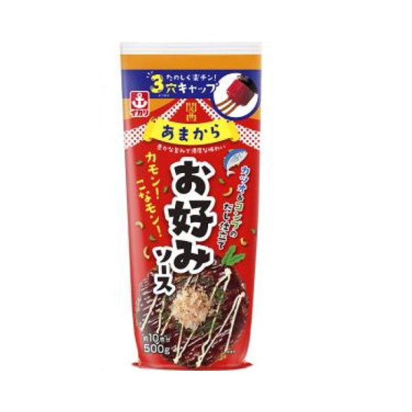 Aoyama  Kansai Style Sweet & Spicy Okonomiyaki Sauce Kansai style sauce with a rich  sweet and spicy flavor 500 g
