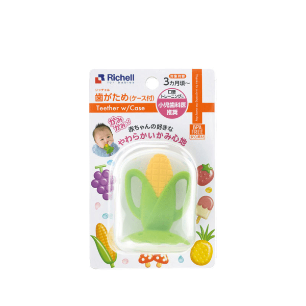 Richell Silicone Corn Teether