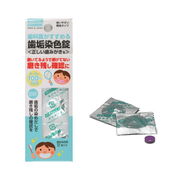 CLEARDENT Tooth Brushing Tabs for Children 12 pcs