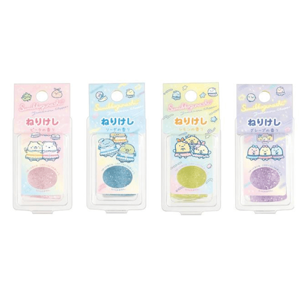 SAN-X Sumikko Gurashi Dream Tail Series Glittery Scented Eraser – 4 designs available, randomly selected.