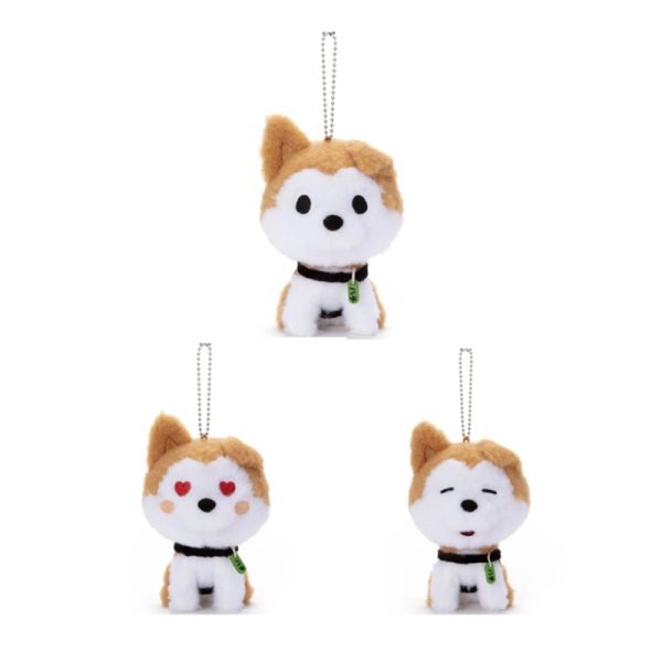SHIBUYA HACHI Shibuya Hachiko Akita Inu Plush Keychain Mascot