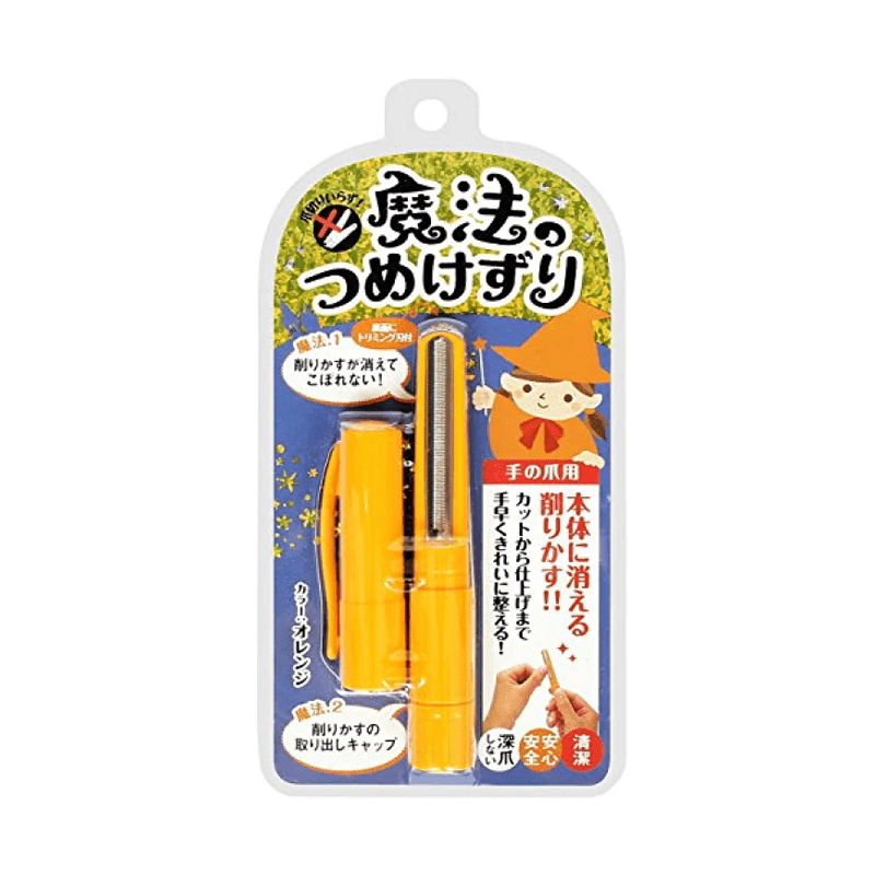 MATSUMOTO KANAGATA Magic Nail Scissors Orange/Blue 24g - Image 3