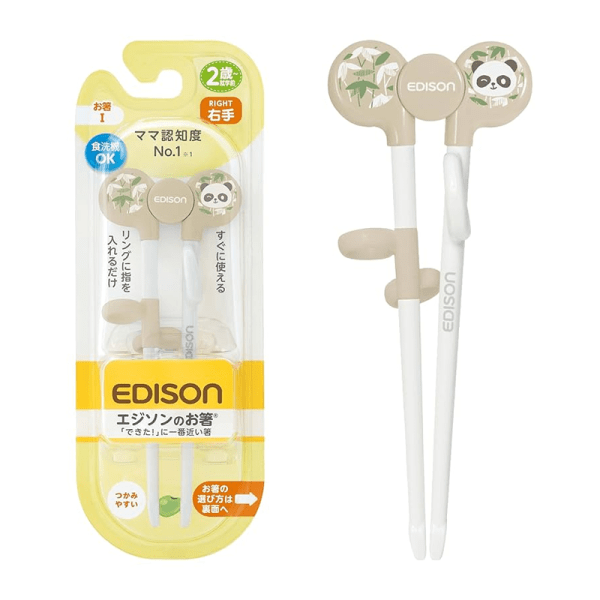 EDISON Panda Chopsticks (Right Handed, Ages 2+)