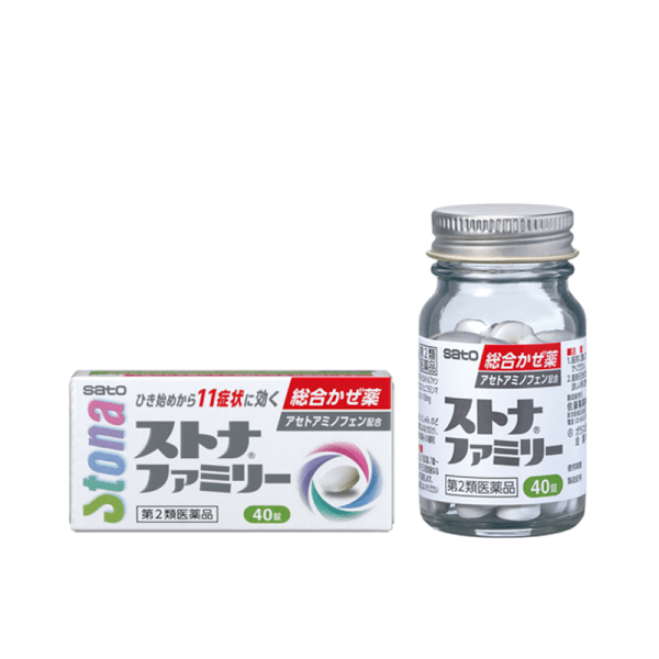 SATO Stona Family Cold Medicine Family Pack 40 pcs