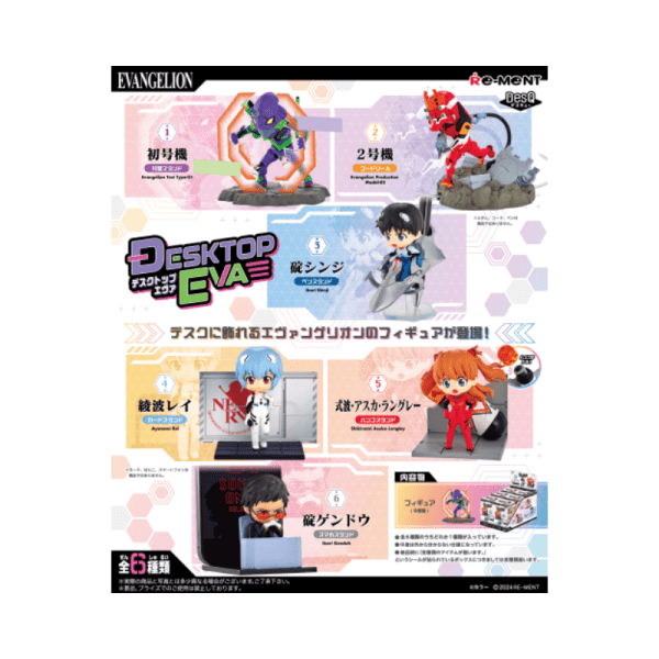 RE-MENT EVA New Century Evangelical Warrior Series Microscale Scenes Tide Play Blind Boxes All 6 Styles Random