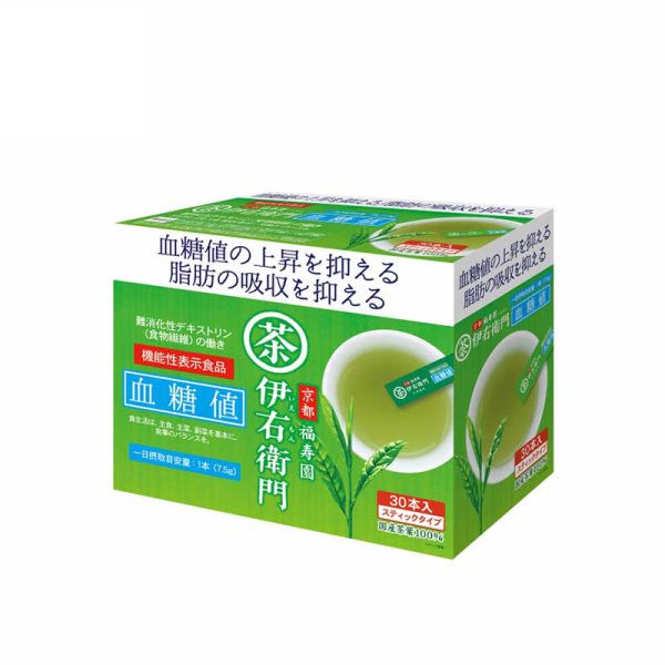 Uji no Tsuyu Iyemon Instant Green Tea for Lowering Blood Sugar 30 pcs