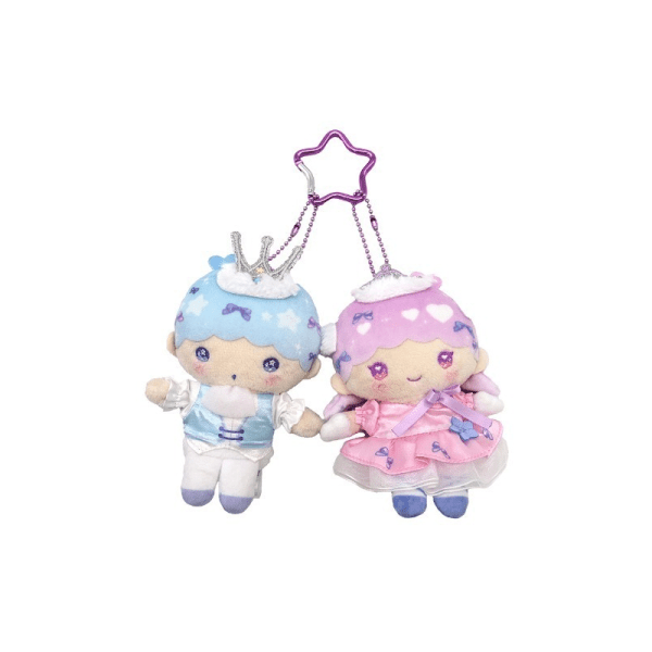 SANRIO Characters DOLLY MIX Little Twin Stars 50th MC Set Plush Mascot Full Length 12cm Kikirara