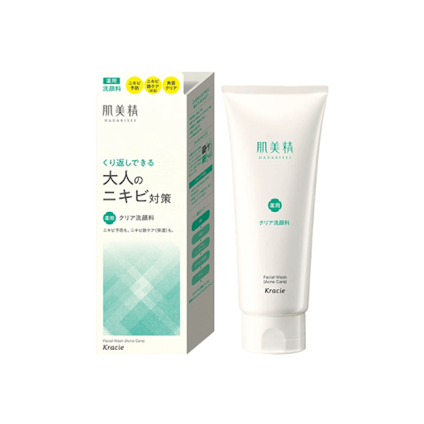 KRACIE HADABISEI Medicinal Clear Face Cleanser for Adult Acne 110g