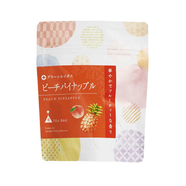 Da Zuo He Lao Pu Fragrant Rooibos Tea, Caffeine-Free Peach and Pineapple Tea 12g