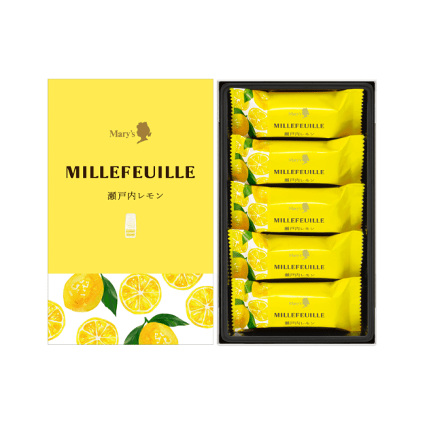 Marys Setouchi Lemon Millefeuille Cookies 5 pcs