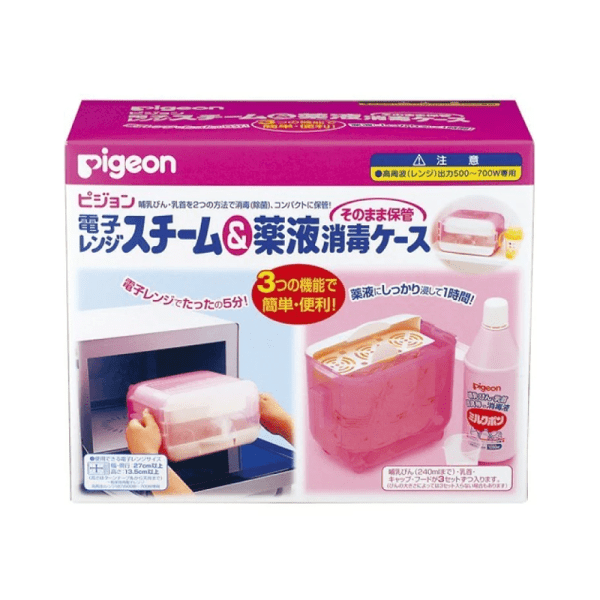 PIGEON Microwave Steamer & Disinfectant Set
