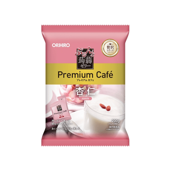 ORIHIRO Konjac Jelly, Premium Coffee Almond, 20g x 10 pieces