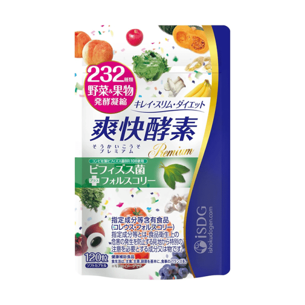 ISDG Refreshing Enzyme Premium Supplements 120 pcs