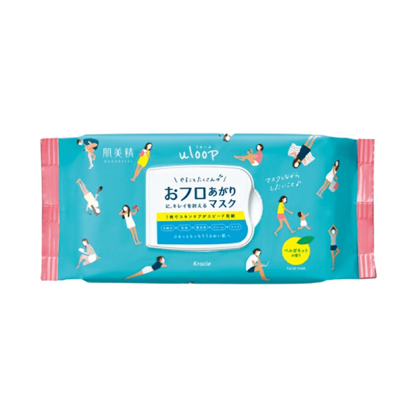 KRACIE HADABISEI Uloop After-Bath Mask 32 sheets
