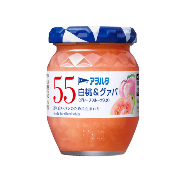 Aohata 55 white peach & guava (with grapefruit) 150g 1 jam