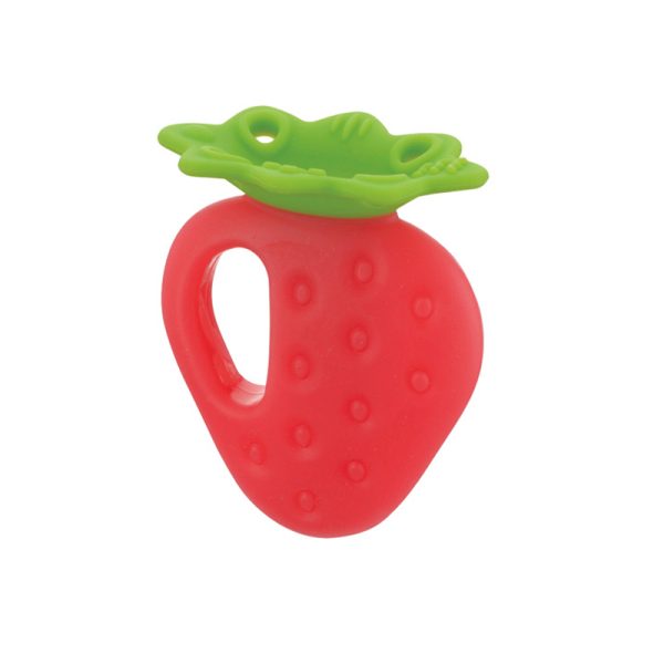 Richell Silicone Strawberry Teether