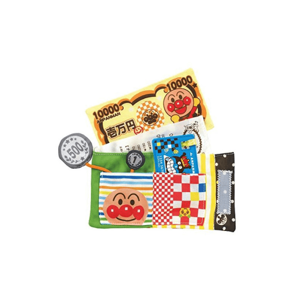 BANDAI Anpanman Toy Wallet with Money 8+ Months