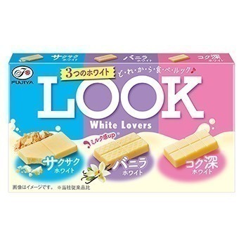 FUJIYA LOOK White Lovers White Chocolate 43 g 9 pcs