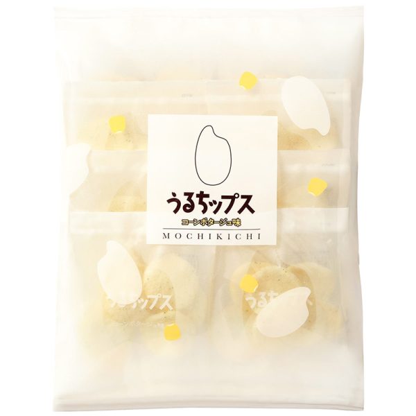 MOCHIKICHI Uruchips corn soup flavor bagged potato chips 10g * 8 bags