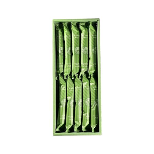 Chinowa Matcha Egg Rolls, 10 Pieces Pack