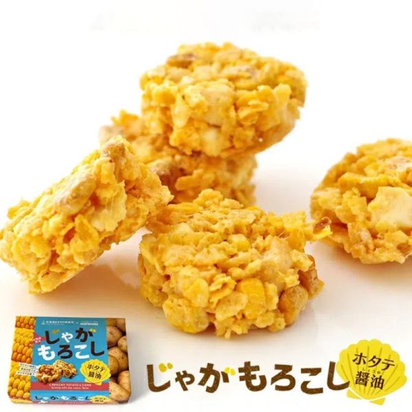 Hokkaido Expedition Potato & Sorghum Scallop Soy Sauce Crackers 10 Pieces