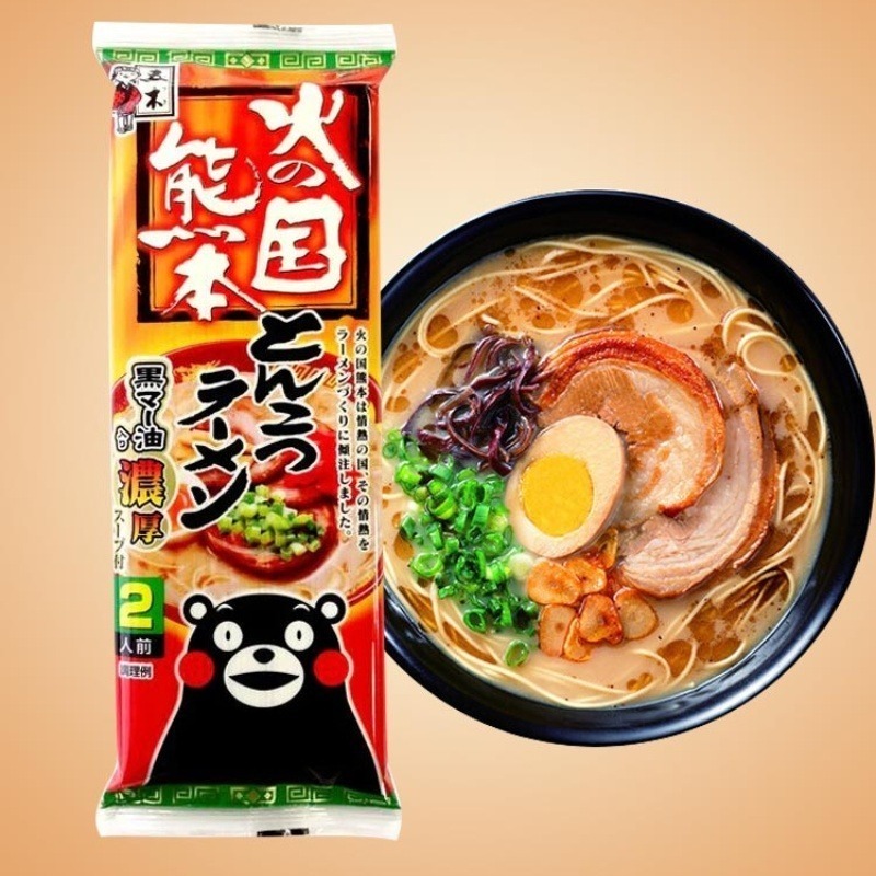Itsuki Foods Hinokuni Kumamoto Tonkotsu Ramen 250g - Image 2