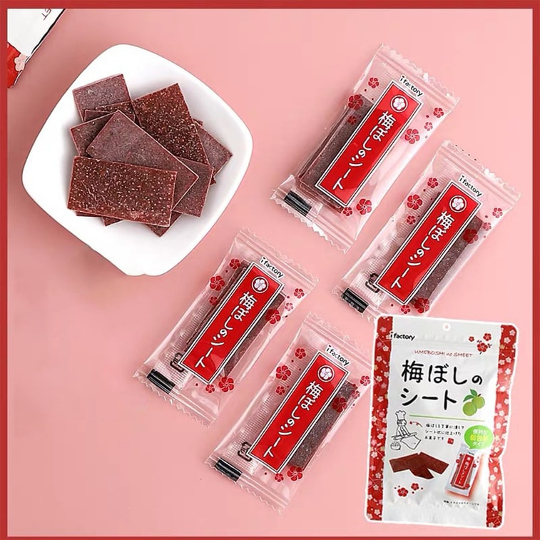 IFACTORY Umeboshi Plum Sheet Candy 35 g - Image 2