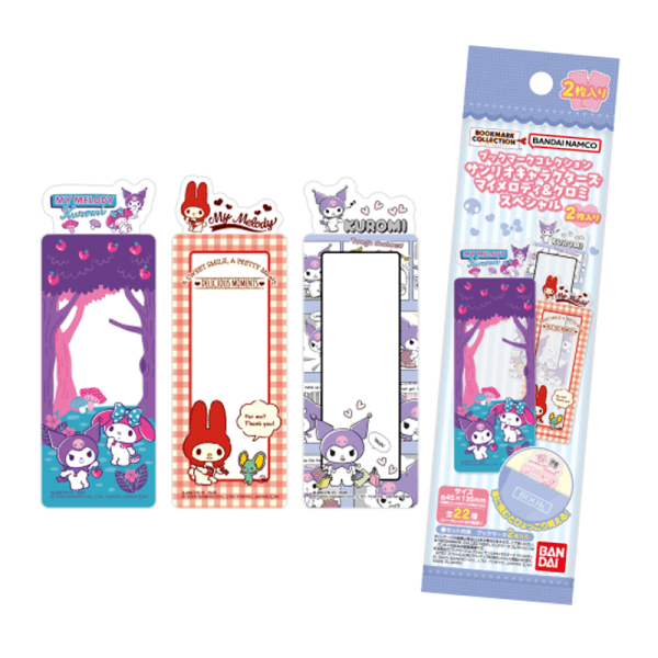 SANRIO Sanrio & SAN-X Joint Bookmark Series One Bag Two All 21 Styles Random [melody & kulomi]]