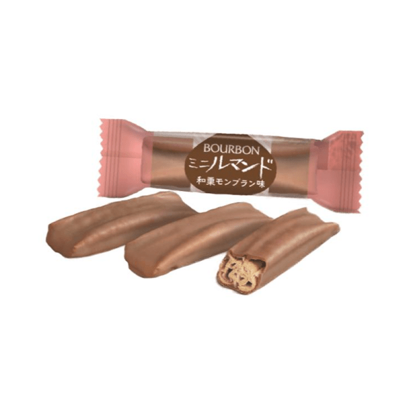 Bourbon Mini Lemande Japanese Chestnut Mont Blanc Flavor 121g
