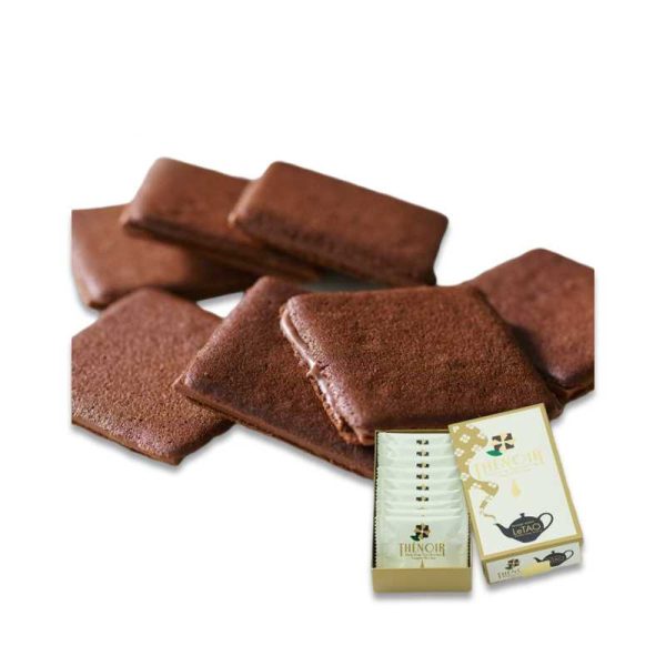 LeTAO THÉ NOIR Darjeeling Chocolate Langue de Chat Cookies 9 pcs