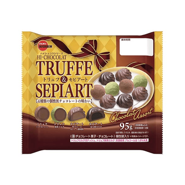 BOURBON Truffle Chocolates Mixed Flavors 95g