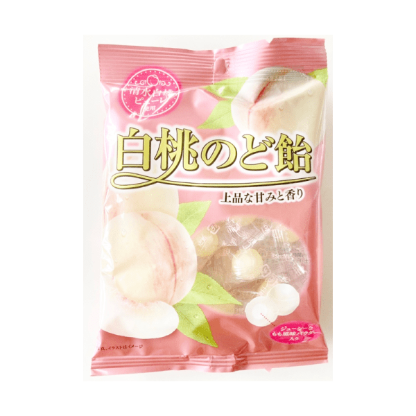 PINE Throat Lozenges White Peach Flavor 65g