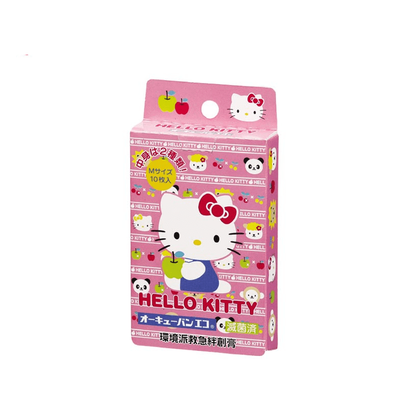 NICHIBAN Hello Kitty Adhesive Bandages 10 pcs - Image 3