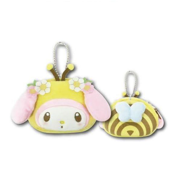 SANRIO Cute Little Bee Series Plush Head Keychain Multiple Styles Available