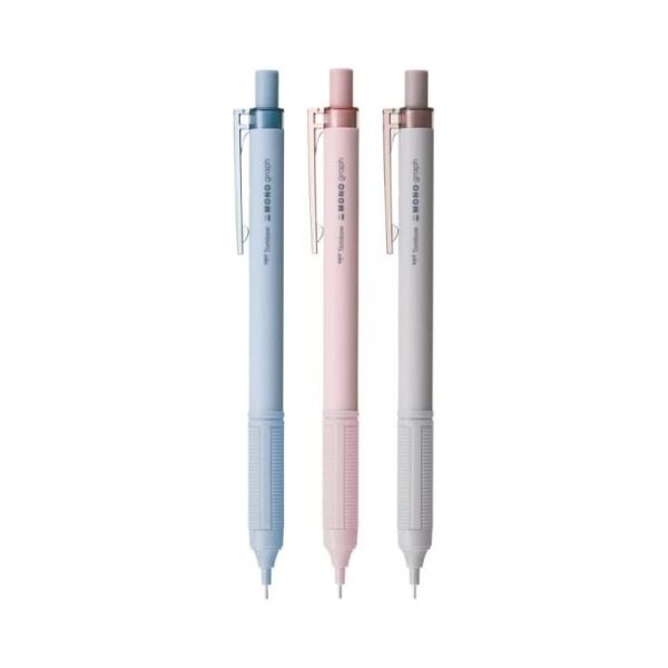 Tombow MONO Mechanical Pencil with Eraser, 0.3mm, 3 Colors Available