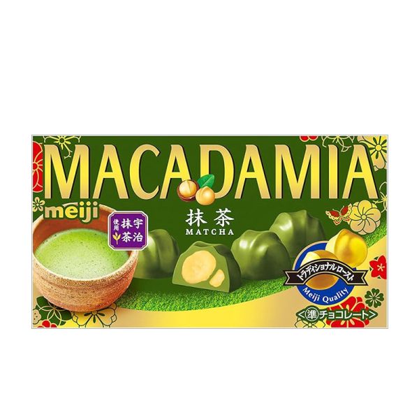 MEIJI Macadamia Matcha Chocolate 9 pcs