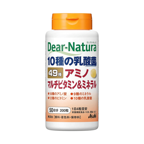 Dear-Natura Amino Acid Multivitamin & Mineral Supplements 200 pcs